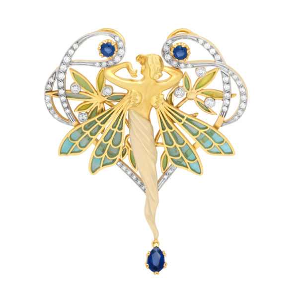 Winged Love Brooch/Pendant PB-774